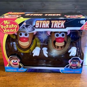 Mr. Potato Head Playskool Star Trek Captain Kirk and Klingon Kor spuds
